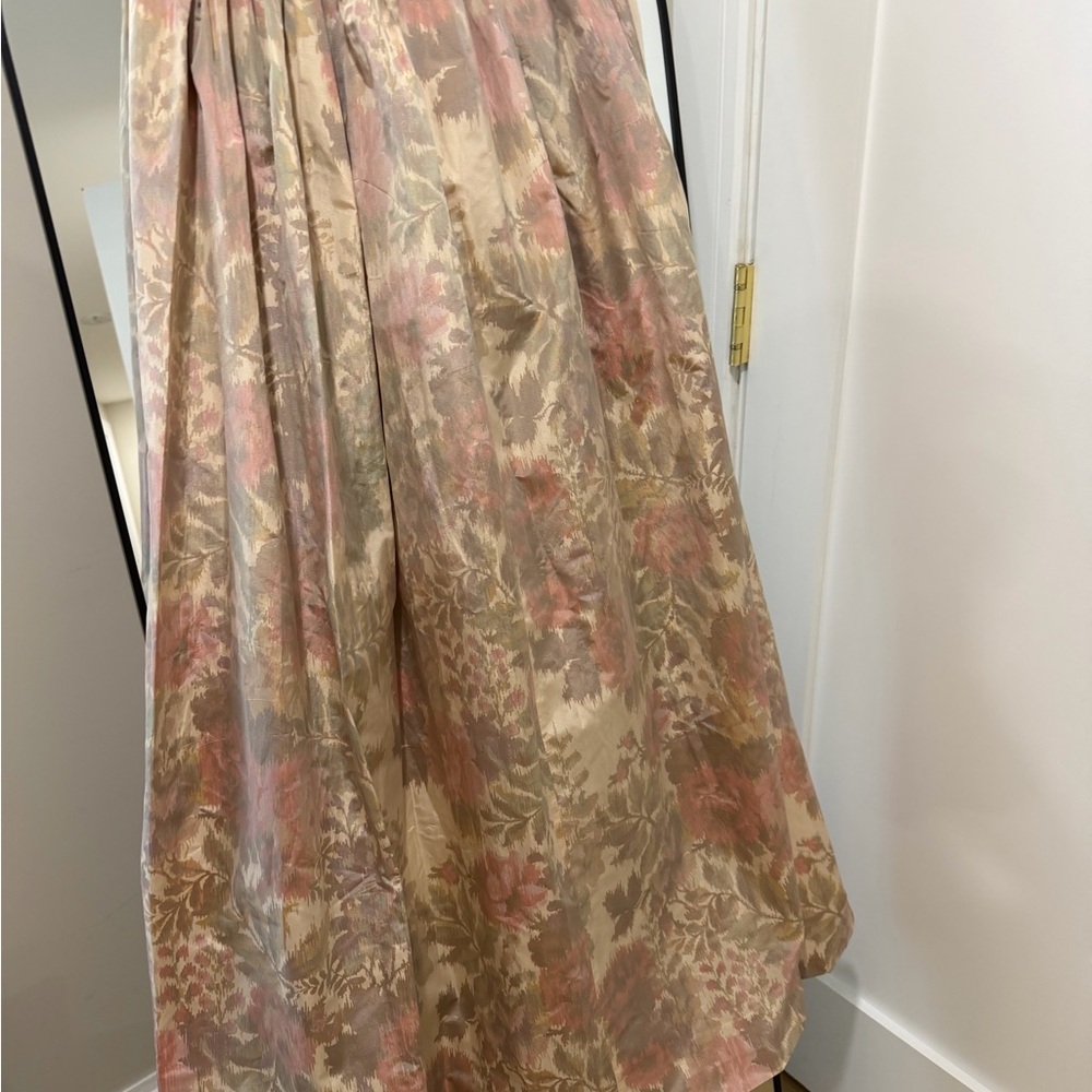 RARE Vintage Chanel Floral Patterned Women's Skirt